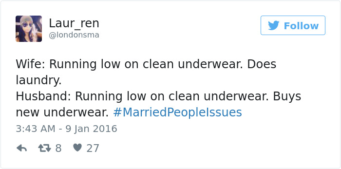 Funniest Marriage Tweets 2016
