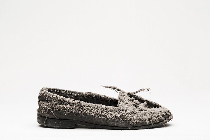 I Photographed Shoes Almost Untouched On A Shelf For 25 Years