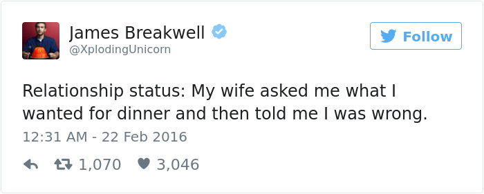 Funniest Marriage Tweets 2016