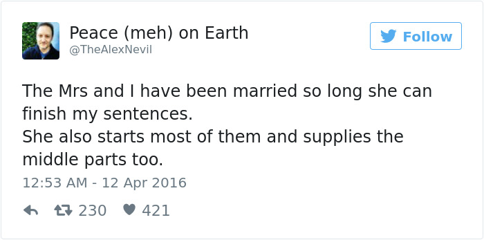 Funniest Marriage Tweets 2016