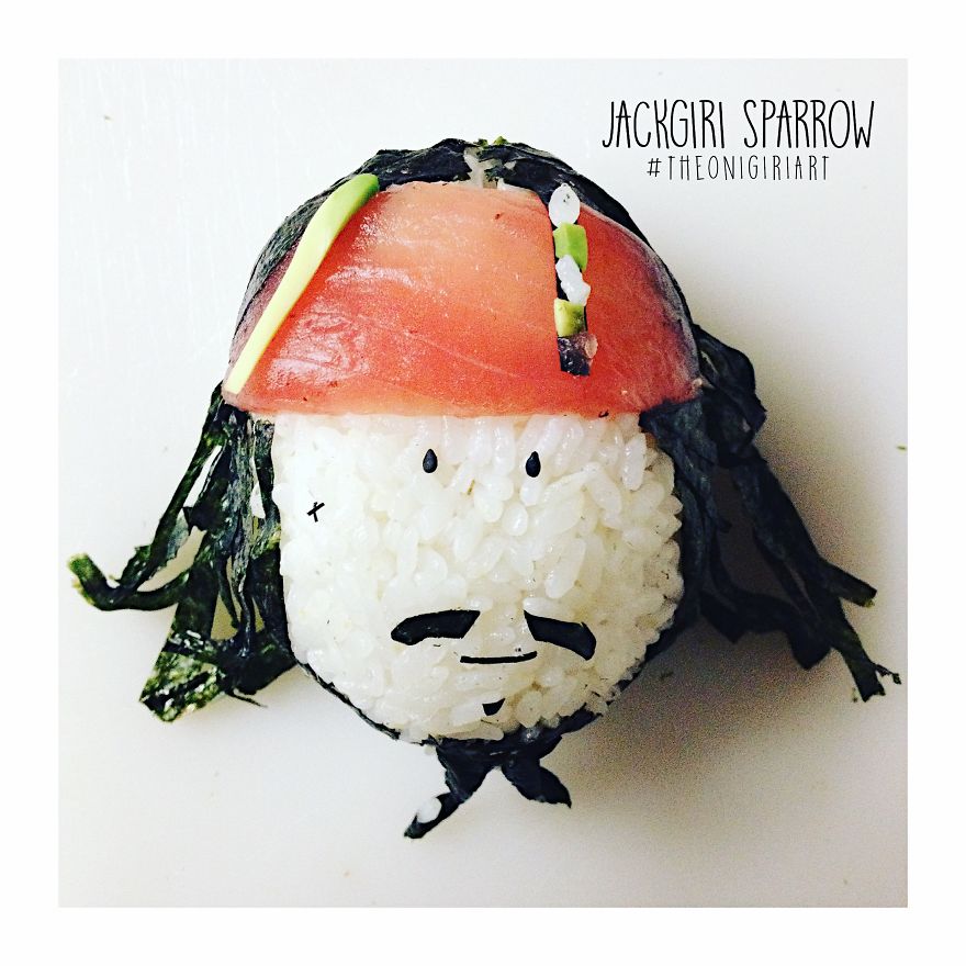 Sushi Chef From Milan, Italy Creates #theonigiriart