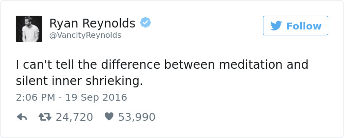 Funny Ryan Reynolds Tweets