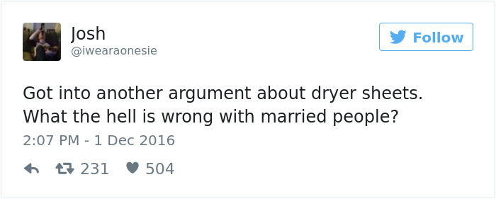 Funniest Marriage Tweets 2016