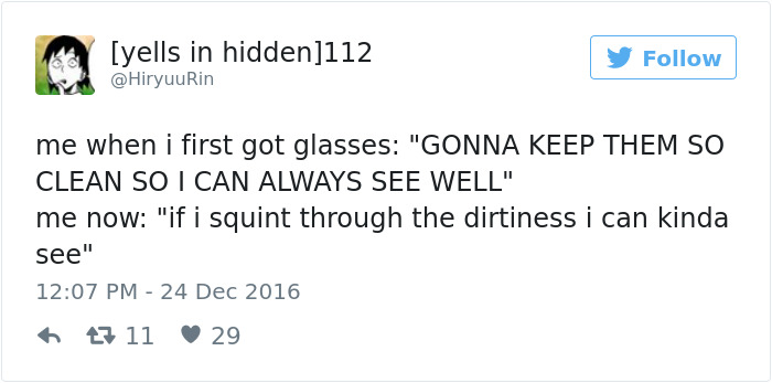 Glasses Problems