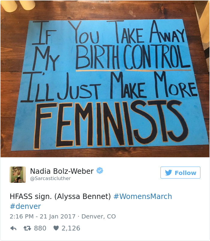 Women's March Signs