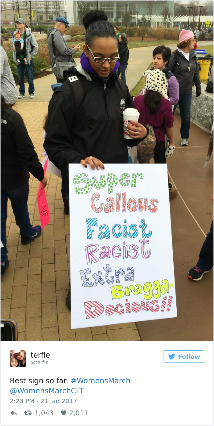Women's March Signs