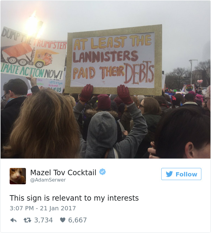 Women's March Signs