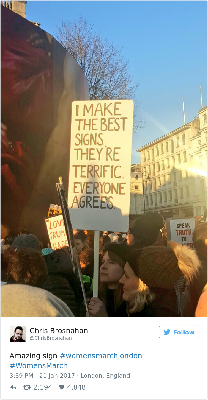 Women's March Signs