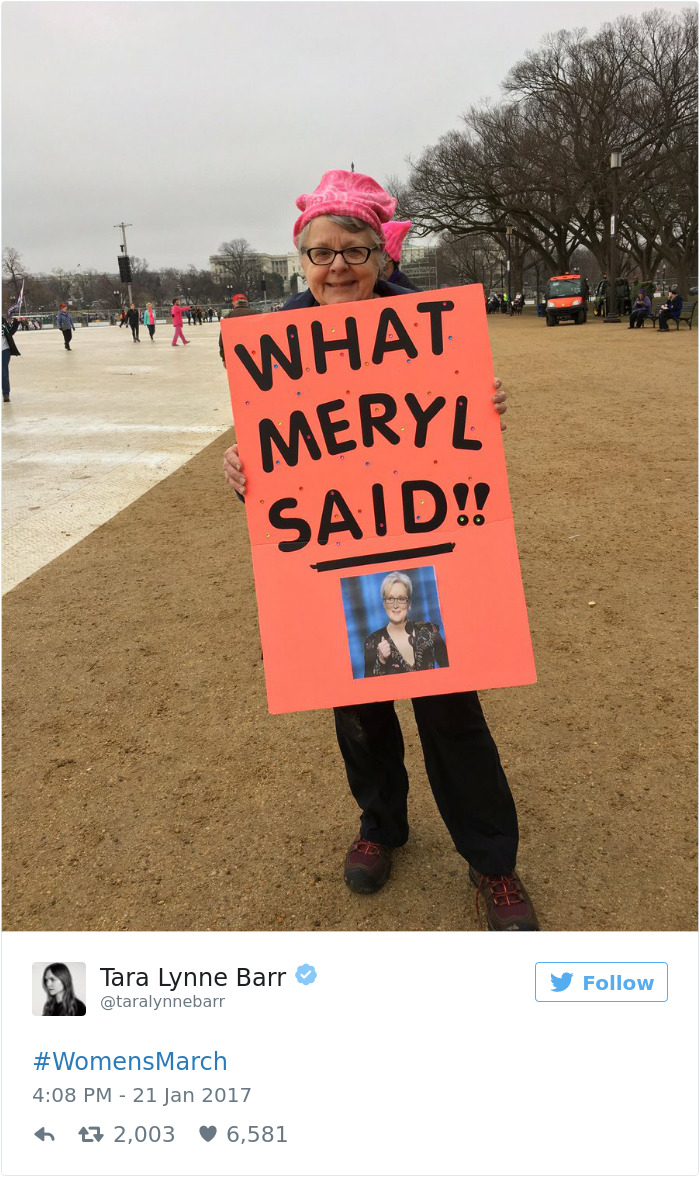 Women's March Signs