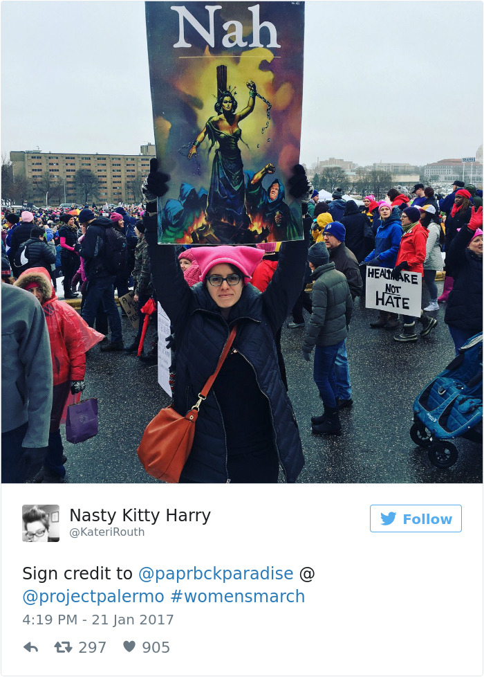 Women's March Signs