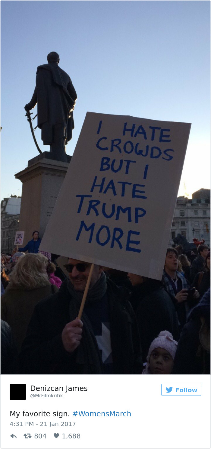 Women's March Signs