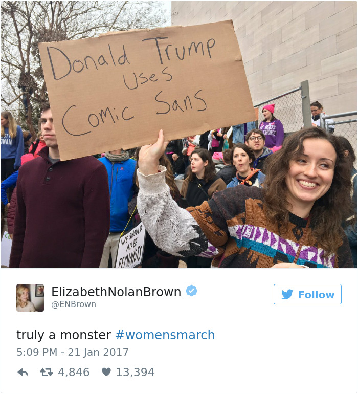Women's March Signs