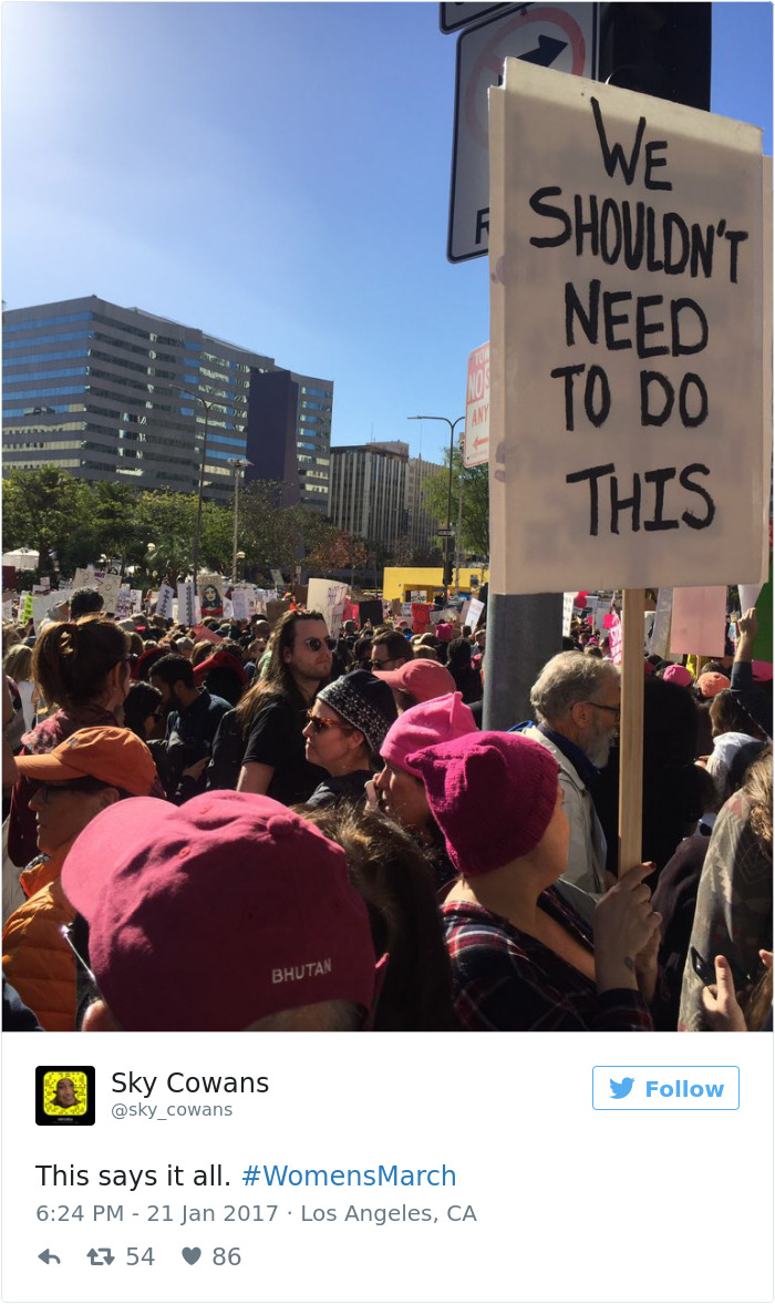 Women's March Signs