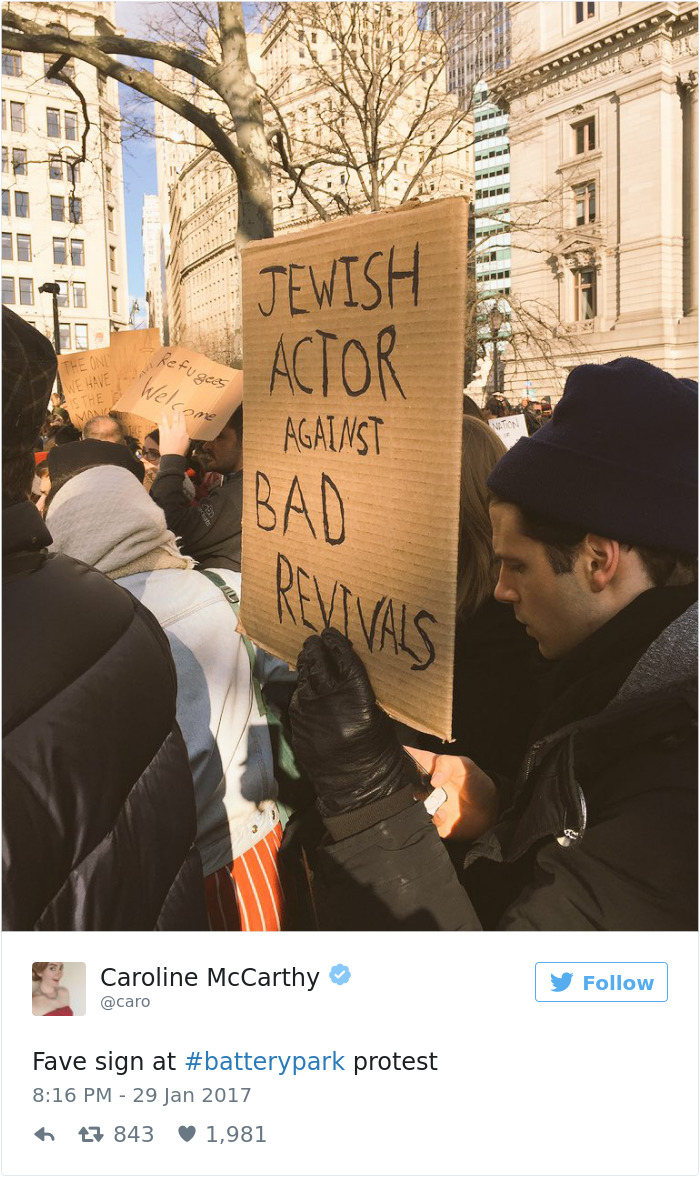 20+ Of The Best Signs From Muslim Ban Protests
