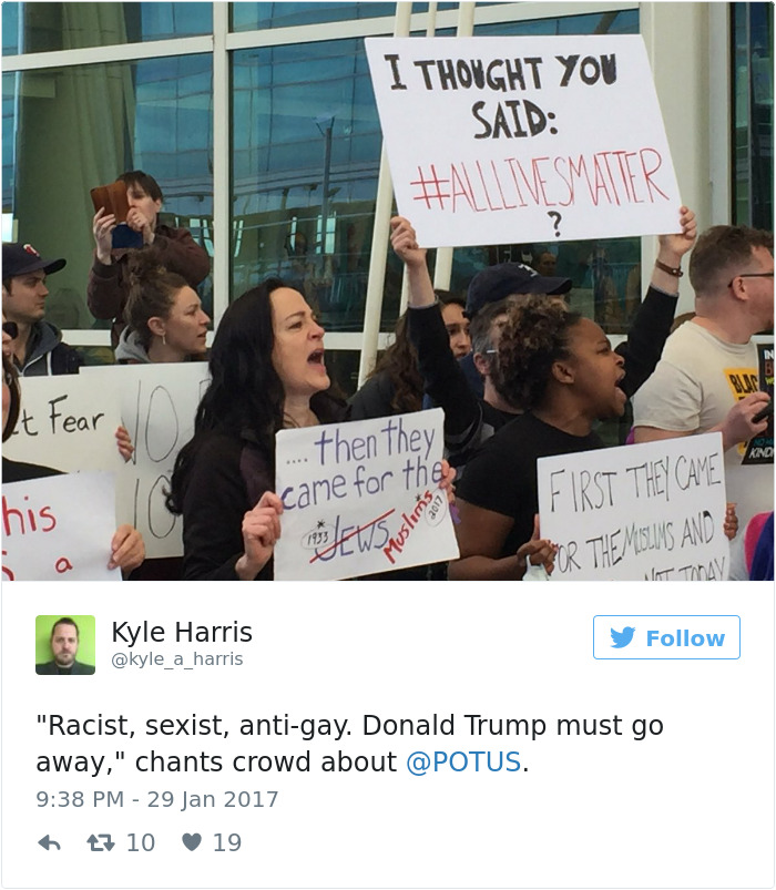 20+ Of The Best Signs From Muslim Ban Protests