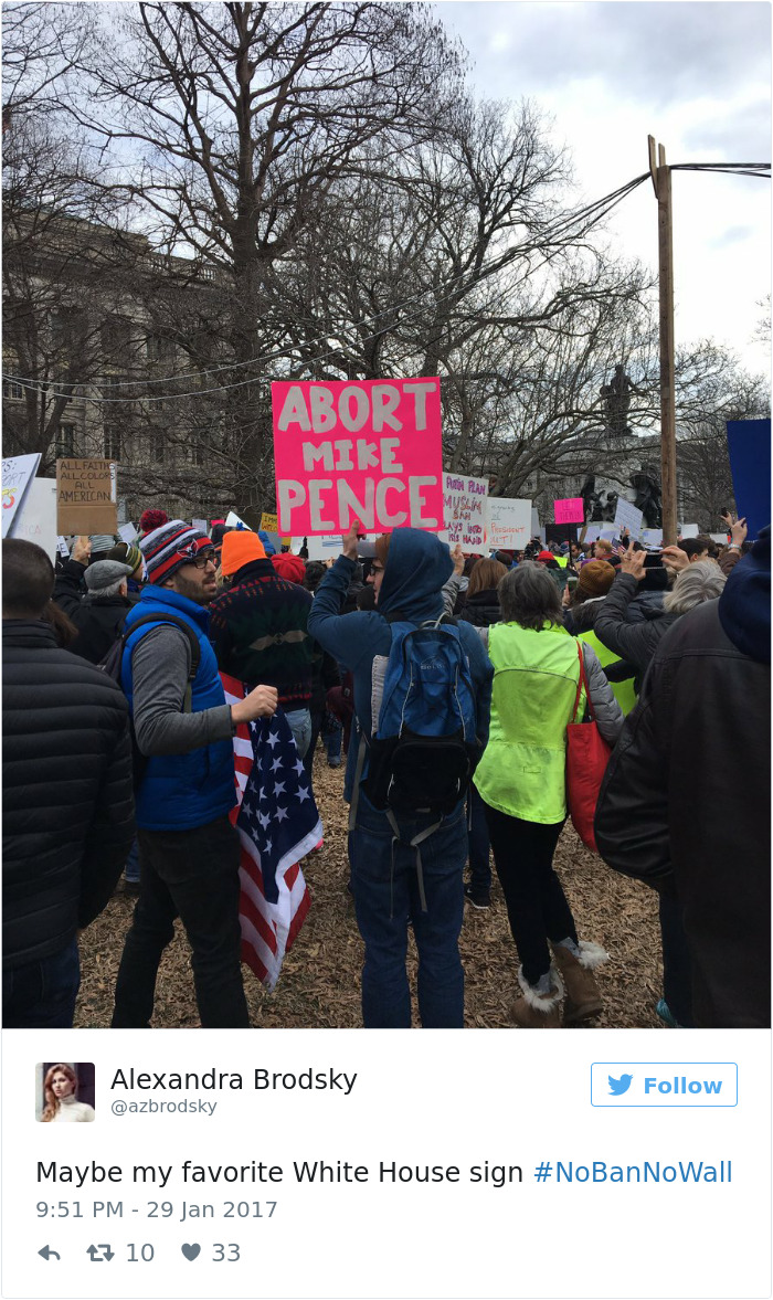 20+ Of The Best Signs From Muslim Ban Protests