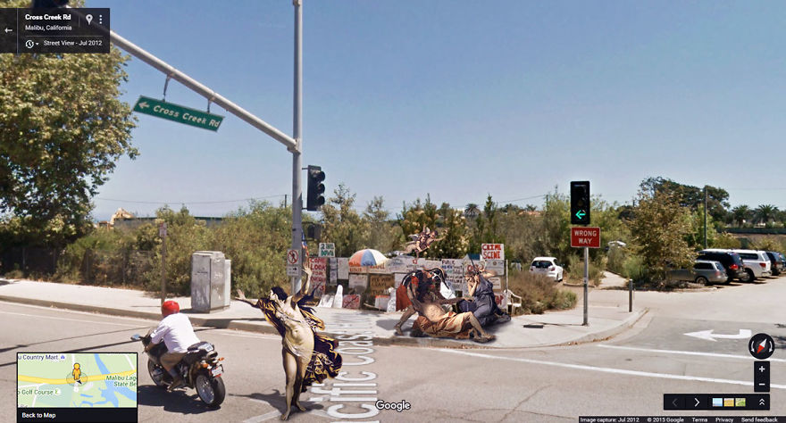 I Found Classic Paintings On The Streets With Google Street View