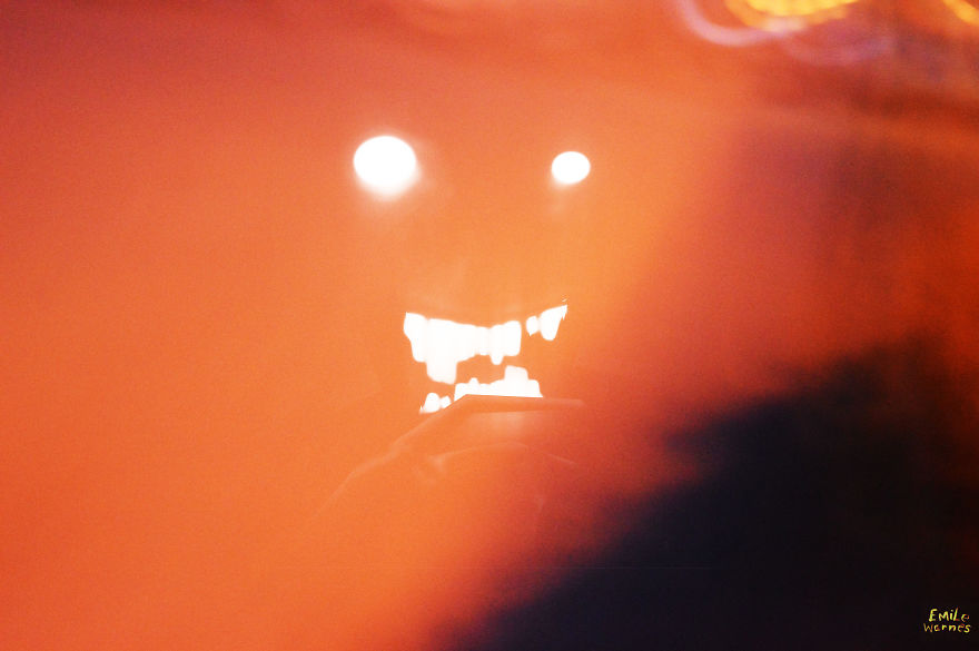 I Merge Photography And Illustration To Capture The Experience Of Living With Demons That Haunt