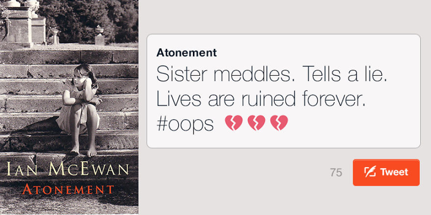 America’s Best Novels In 140 Characters Or Less