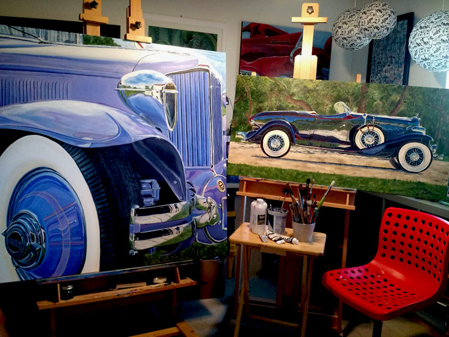 I Followed My Dreams And Started Painter's Career In My 40's