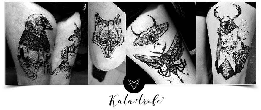 Artist Creates Dark Fairytale Paintings And Tattoos