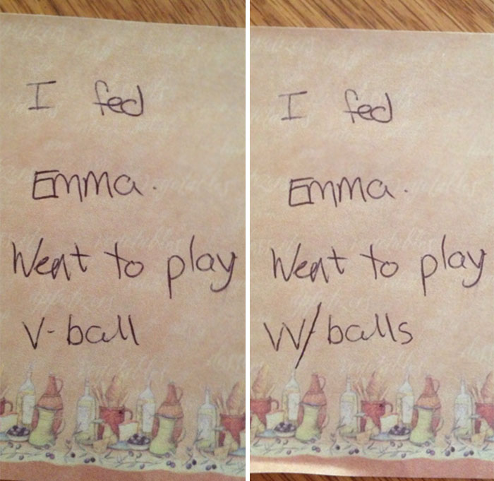 My Sister Left A Note For My Parents, I Couldn't Resist Changing It A Bit