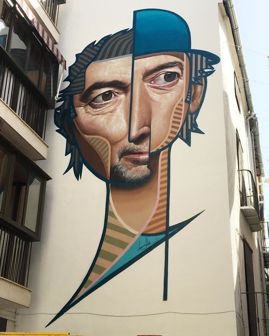 Spanish Artist Creates Picasso-Inspired Murals Combining Cubism With Realism Spanish Artist Creates Picasso-Inspired Murals Combining Cubism With Realism