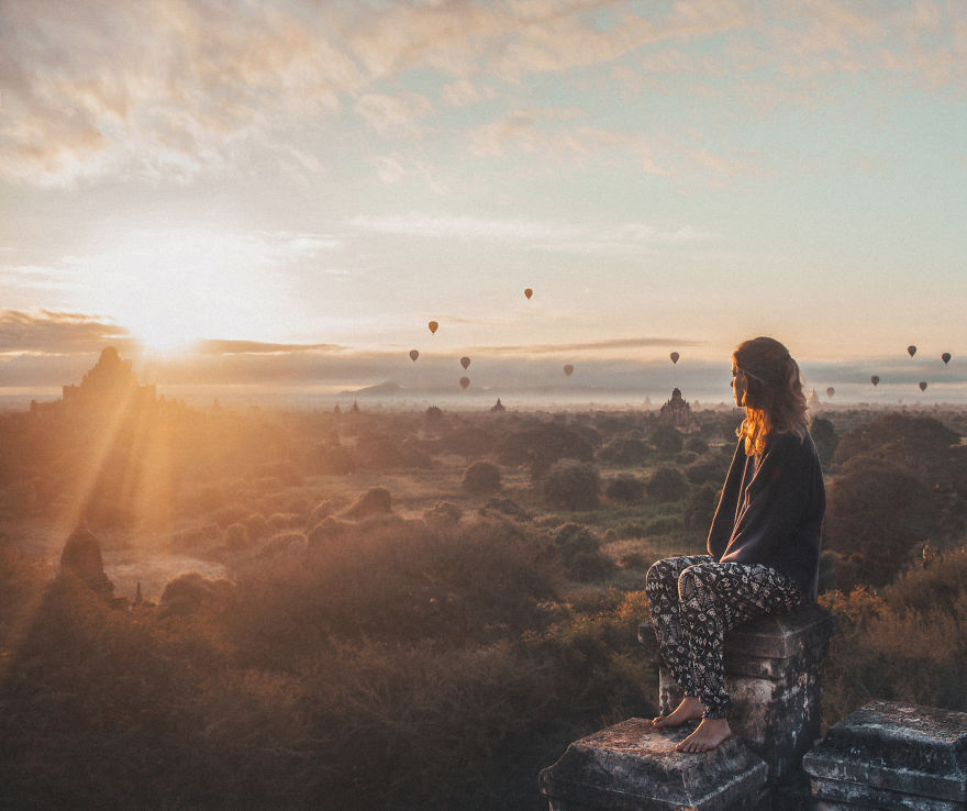 Old Bagan, Myanmar. I Was Dreming To Visit This Place Long Time Ago. Best And Most Crowded Times Are Sunrise And Sunset, But Doors Are Open For Exploring Pagodas As There Are More Than 2000 Of Them