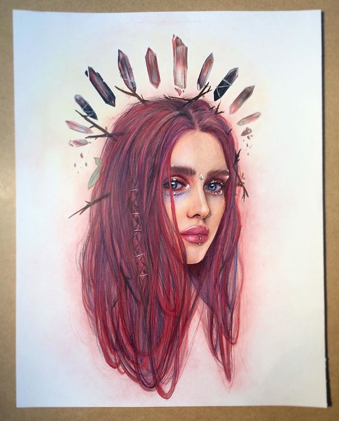 Beautiful Color Pencil Drawings By Jenifer De Boer