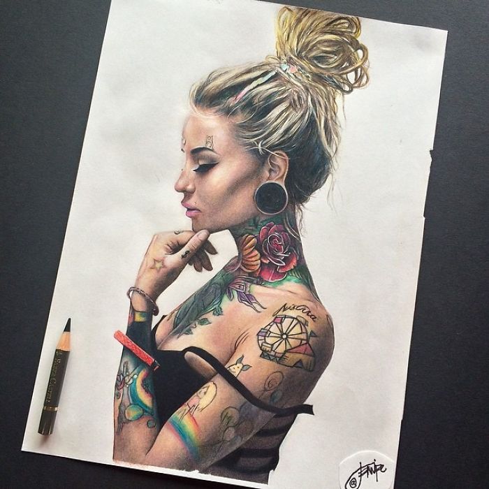 Beautiful Color Pencil Drawings By Jenifer De Boer