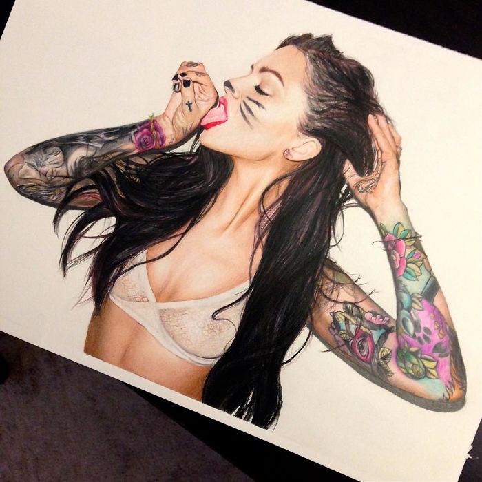 Beautiful Color Pencil Drawings By Jenifer De Boer