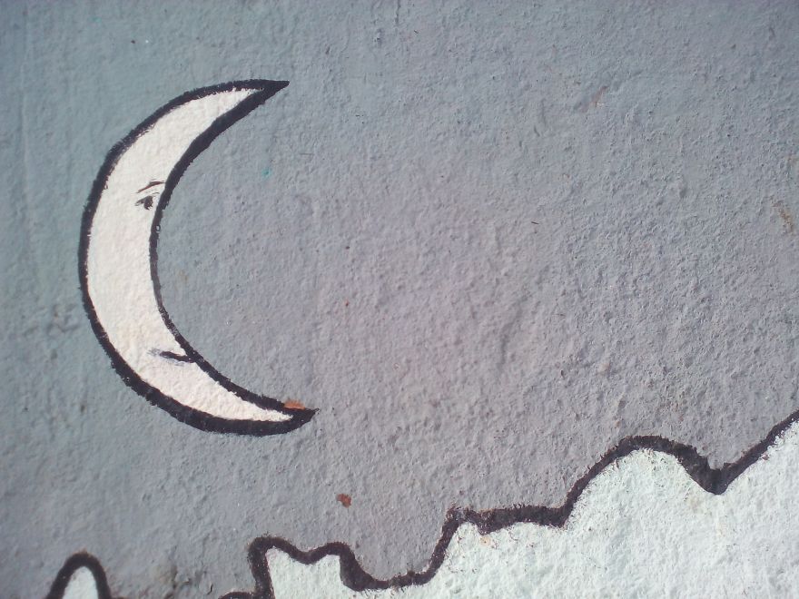 I Painted A Huge Map On My Courtyard