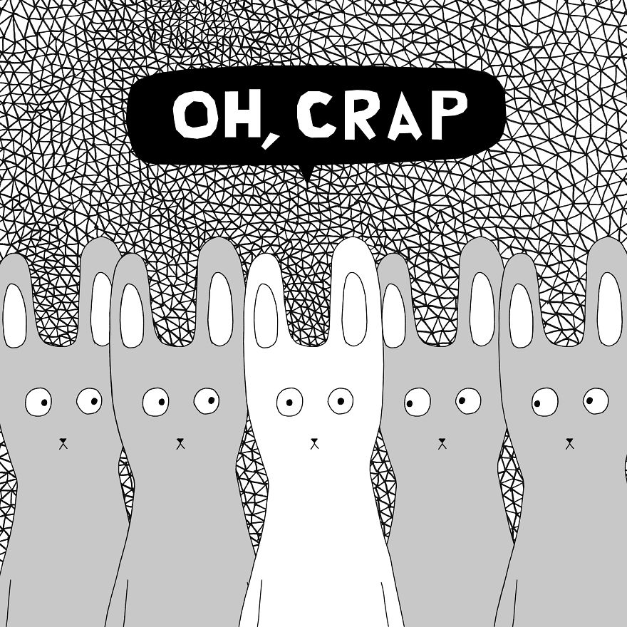 Monsters, Bunnies, And Other Characters Together In This Little Friday Universe