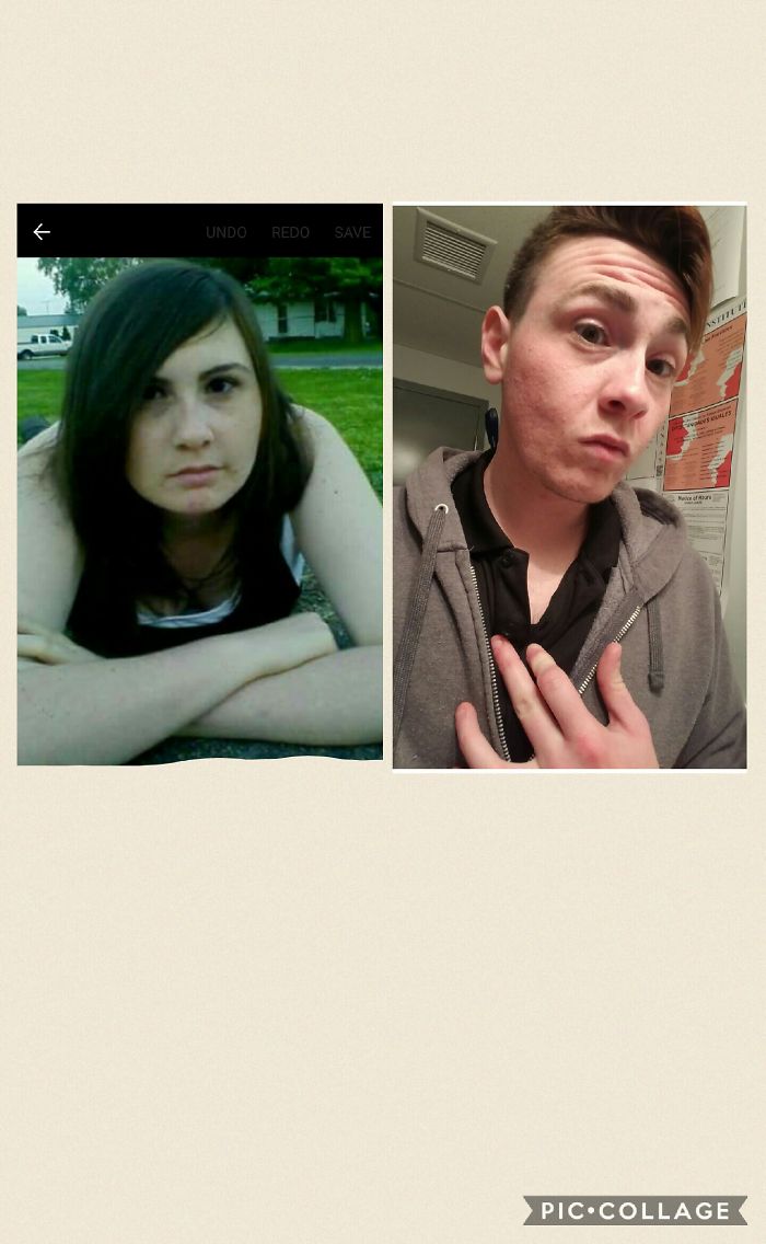 My Story Is A Little Different Than The Rest. In The First Picture, A "girl" Going Through The Motions. (taken In 08, I Was 19 At The Time) And The Second...a Married Man, Father Of 4, Who Finally Knows What Was Wrong All Those Years Ago.