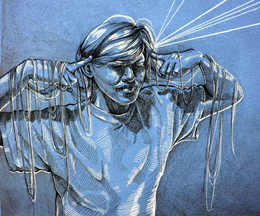 I Portrayed My Best Friend's Emotions By Drawing Them