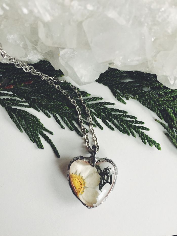 Jewelry With Real Flowers That I Create Inspired By Nature Jewelry With Real Flowers That I Create Inspired By Nature