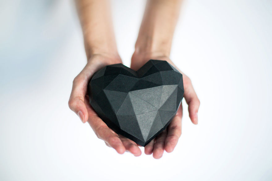 Diy Paper Hearts For Valentine's Day. Share Your Love