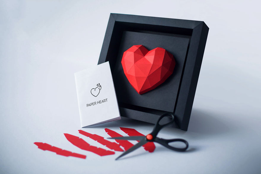 Diy Paper Hearts For Valentine's Day. Share Your Love