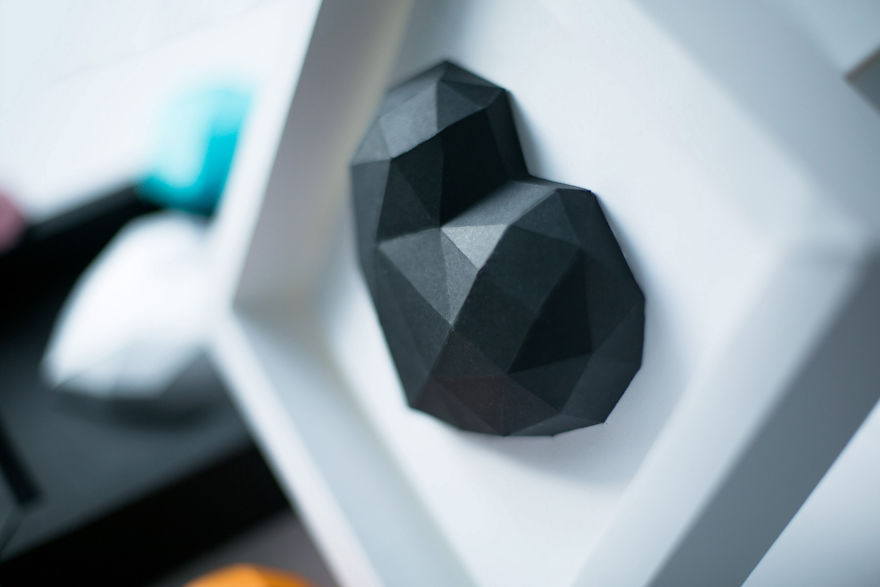 Diy Paper Hearts For Valentine's Day. Share Your Love