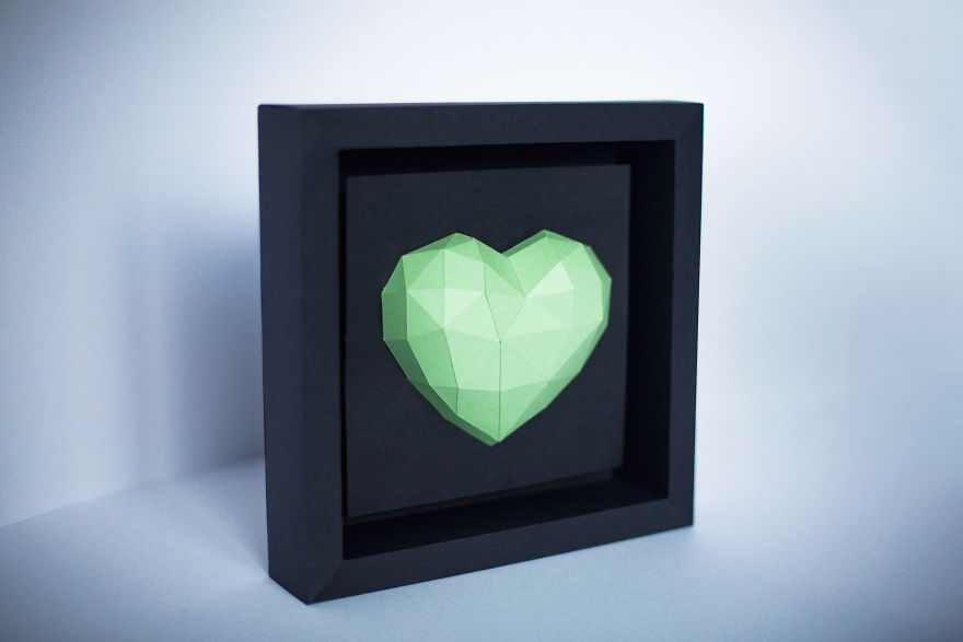 Diy Paper Hearts For Valentine's Day. Share Your Love