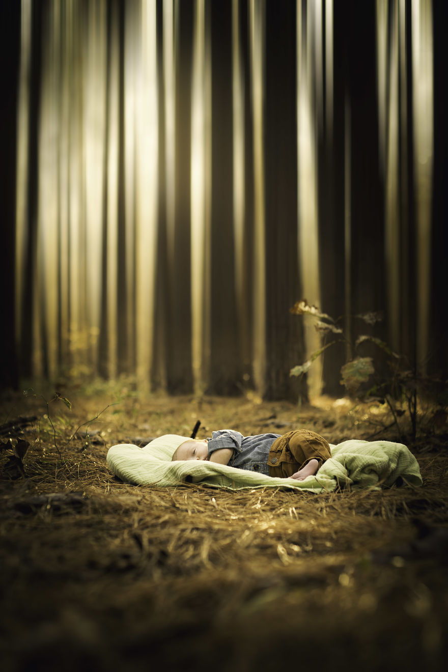 I Was Asked To Do An Infant Photo Session In The Forest And The Results Are Adorable