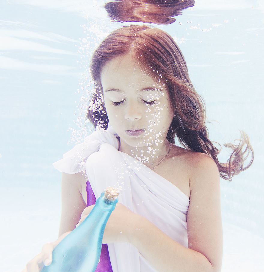 Underwater Love - Photography Series Of My Daughters Underwater
