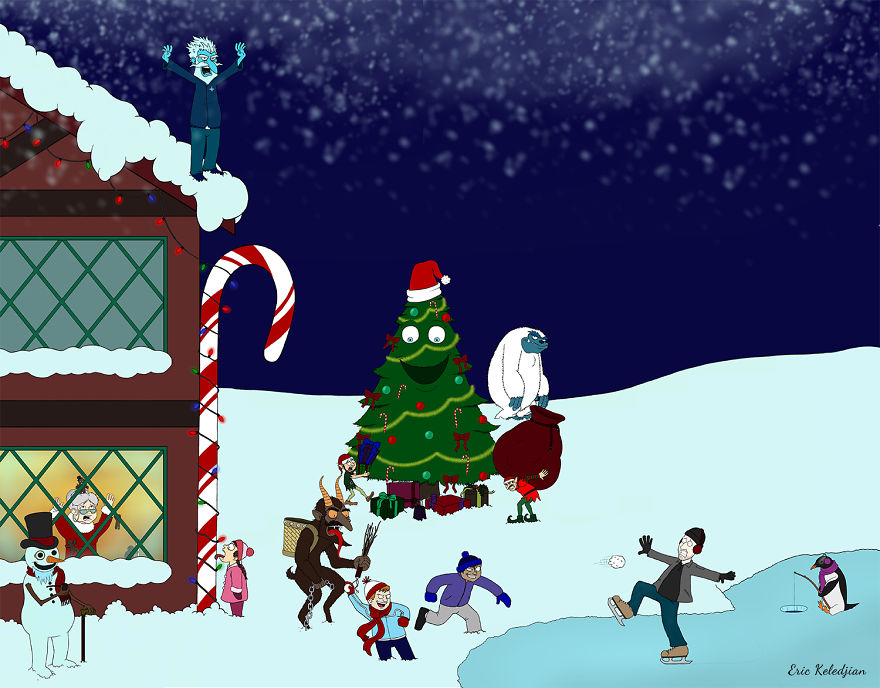 Holiday Advent Calendar - Part Of A Daily Drawing Challenge