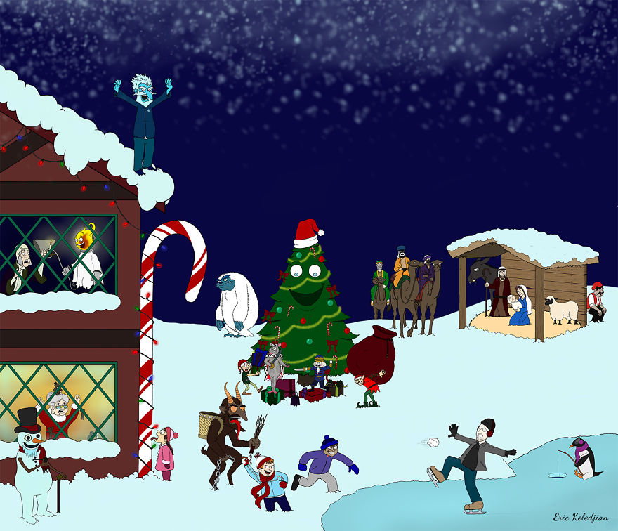 Holiday Advent Calendar - Part Of A Daily Drawing Challenge