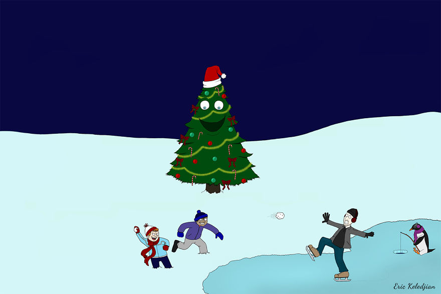 Holiday Advent Calendar - Part Of A Daily Drawing Challenge