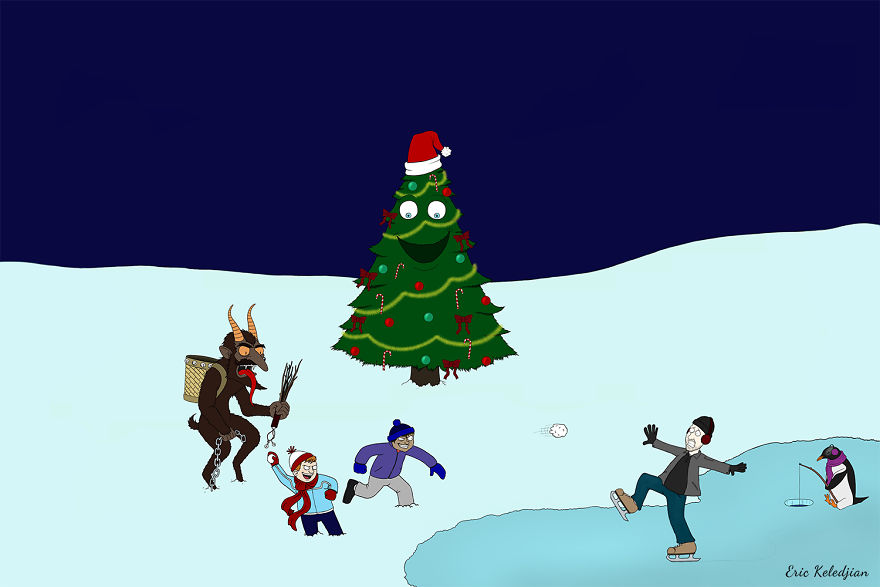 Holiday Advent Calendar - Part Of A Daily Drawing Challenge