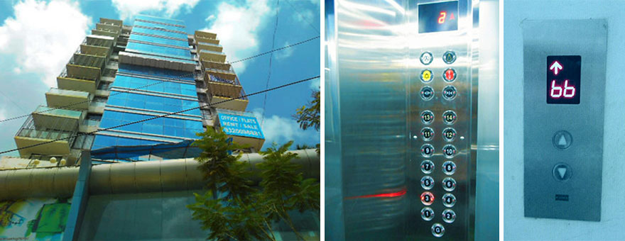 While Counting Your Calories, Count Your Storeys Twice. Storeys Fail (11 Storeyed Building Has 15 Floor Lift, With 66 Floor Display)