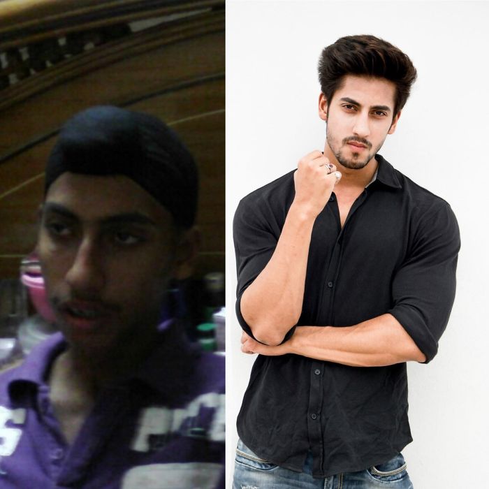 Then (age: 17 Years) Vs. Now (age: 23 Years)