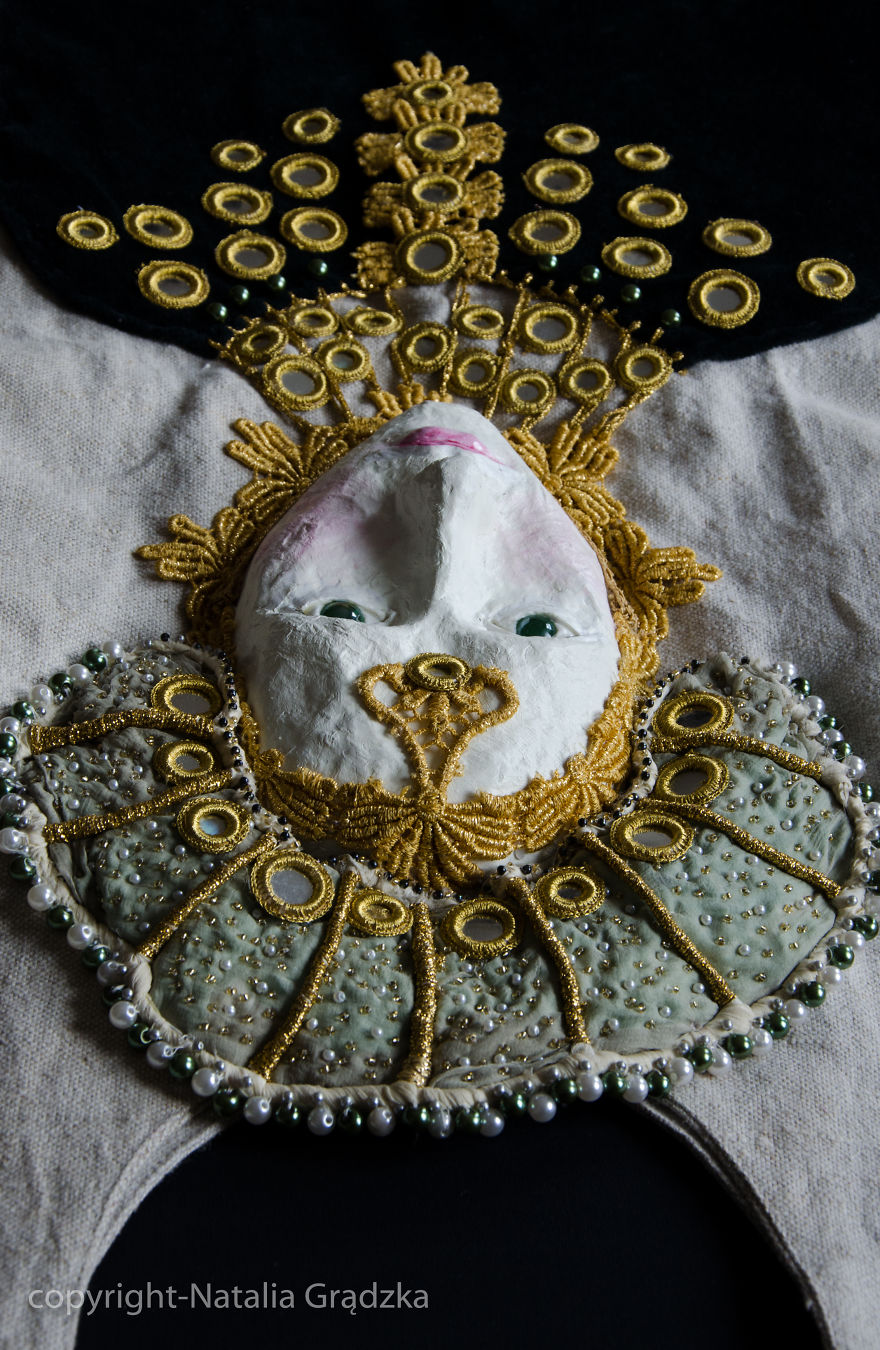 Face Bags, Wearable Art Face Bags, Wearable Art