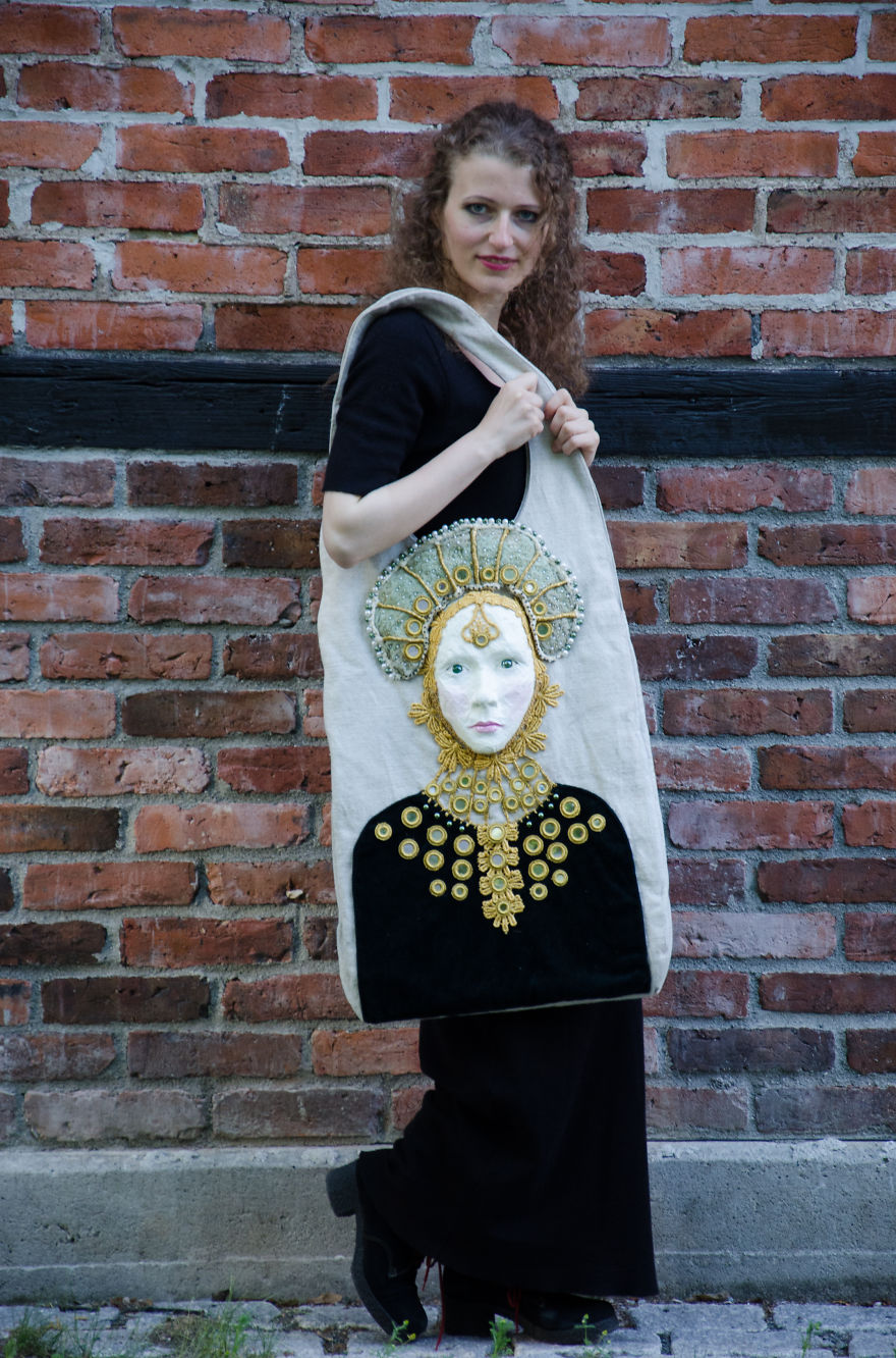 Face Bags, Wearable Art Face Bags, Wearable Art